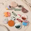 Nuevo Colgante de Caricatura de Helado de Caramelo de Arcilla Polimérica Accesorios para Joyería DIY Accesorios para Colgar en Pulsera Bolsa Cuentas de Barril para Abalorios Materiales