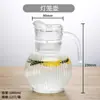 Preço Especial Pote Bico de Pato de Vidro Transparente Grande Capacidade Barato Espessado Chaleira Fria Chaleira Refrescante Pote para Suco Pote Vertical