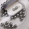 Pendientes de perla gris elegantes retro de plata esterlina S999 para mujer, joyería de oreja redonda con temperamento de alta gama francesa, venta al por mayor