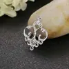 Materiais DIY Redondo Losango Totem Adorno de Noiva Padrão Floral Acessórios Retangulares Relevo Traje Antigo Acessórios de Cabelo Chapa de Ferro Corrente de Ferro