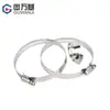 Abraçadeira de Mangueira de Aço Inoxidável 304 Abraçadeira 201 Fivela de Tubo de Gás Tubo de Água Abraçadeira Viva Abraçadeira Apertada Abraçadeira de Clipe Fixo Braçadeira Forte para Tubo
