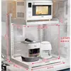 Estante de Almacenamiento para Cocina, Arrocera Eléctrica, Horno de Microondas, Mesa de Almacenamiento Integrada, Capa Superior, Estante de Almacenamiento Multifuncional para Ollas Eléctricas