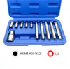 Juego de Llaves Combinadas en Forma de Estrella, Doce Puntas en Forma de Estrella S2 Hexagonal Socket Juego de Herramientas para Reparación Automotriz, Crv-M