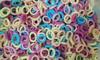Scrunchies de Pulso Coloridos Dopamina Elásticos de Cabelo Infantis Elásticos de Cabelo para Meninas Cordas para Rabo de Cavalo Alto Acessórios de Cabeça Elásticos de Cabelo Novo