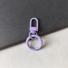 Gancho de Travamento de Porta com Argola de Mola Pintada Chaveiro Chaveiro Colorido Argola Redonda Argola Aberta Ferragem Gancho de Bagagem Acessórios para Bolsa