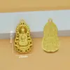 Guofeng Antigo Esmalte Francês Cor de Ouro Areia Dourada Liga de Ouro Gotejamento de Óleo Joias Acessórios Chaveiro DIY Decoração Pendente Abertura Pingente da Paz
