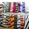 Tecido para Cama de Cachorro com Estampa de Tigre Escovado, Pelúcia Curta com Estampa de Zebra, Shearing Plano de Poliéster