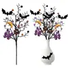 Fabricantes de Ramas Personalizadas para el Festival Fantasma al por Mayor Adornos de Decoración para Fiestas de Halloween Ramas Muertas Negras Murciélago Ramas Muertas Artificiales