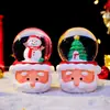 Nuevo Adorno de Escritorio de Bola de Cristal Pequeña Navideña Decoración Navideña Bola de Agua Transfronteriza Regalo de Cumpleaños para Niños Fabricante