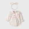 Ropa para Bebé Estilo Primavera y Otoño Mameluco Recién Nacida Niña Mono para Bebé Luna Llena Cien Días Estilo Chino Cheongsam Mameluco