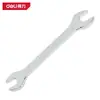 Chave de boca dupla polida espelho Deli, 17 especificações, material Cr-V, DL162730 0911