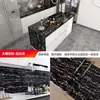 Adesivo Pattern de Mármore para Fumaça de Óleo Armário Fogão Mesa de Jantar Parede À Prova d'Água à Prova de Umidade Autoadesivo Cozinha Resistente a Altas Temperaturas à Prova de Óleo