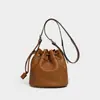 Bolsa Saco de Design de Nicho Moda 2026 Nova Casual com Cordão Pequena para o Dia a Dia Tendência Ombro Único Transversal Bolsa Feminina