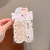 Diadema de Encaje Tejido para Niños con Cierre Mágico, Parche para Flequillo de Bebé, Accesorio para el Cabello para Niñas, Parche para el Cabello, Diadema