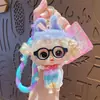 Muñeca de Peluche Lori de Dibujos Animados Lindo Llavero de Muñeca Colgante para Bolso Llavero de Muñeca para Pareja Regalos para Colgar