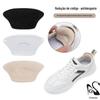 Almofadas de Calcanhar para Tênis Esportivo Masculino e Feminino, Inserções de Silicone Anti-Desgaste e Antiderrapantes para Calcanhar, Almofadas de Meio Tamanho que Previnem o Deslizamento do Calcanhar, Almofadas de Calcanhar com Rosto Sorridente