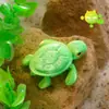 Ornamentos de Tartaruga Luminosos Impressos em 3D com Articulações Móveis, Impressão Sólida para Paisagismo de Aquário, Item de Presente Popular