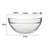 Tigela de Vidro de Grau Alimentício, Alto Borossilicato, Transparente, Resistente a Altas Temperaturas, Tigela Doméstica para Suplementos Alimentares, Vários Tamanhos, Tigela para Pudim e Salada