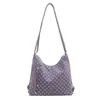Bolso Tote de Lunares Retro con Superficie Suave, Bolso de Hombro/Axila de Gran Capacidad, Versátil para el Trayecto Diario, Bolso de Mano para Mujer