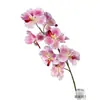 9 Orquídeas Phalaenopsis Artificiais para Decoração de Casamento, Arranjos Florais para Salões de Casamento, Shoppings, Paisagismo do Jardim de Monet, Luxo Leve