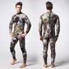 Traje de buceo de neopreno de 3 mm, traje de buceo de una pieza camuflaje, traje de surf, traje de baño, a prueba de frío, cálido