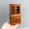1:12 Casa de Muñecas Casa de Muñecas Mini Pequeña Casa Muebles en Miniatura Comida y Escena de Juego Adornos Librero Vertical