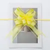 Guirnalda de Cinta Colorida Color Sólido Transparente Elegante Flor Estirada a Mano Decoración de Fiesta Boda Habitación Coche de Boda Escalera Techo Lazo