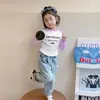 Ropa Nueva para Niñas 2025 Primavera y Otoño Camiseta de Manga Larga Top para Bebé Infantil Elegante Capa Base Térmica