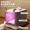 Caja de Arena para Gatos Totalmente Cerrada, Inodoro Extra Grande Anti-Arena, Desodorizante y Anti-Salpicaduras Superior Integrado Caja de Arena para Gatos Extra Grande