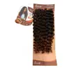 Bestseller transfronterizo peluca africana de ganchillo 22" unisex fibra de alta temperatura cabello largo rizado pequeño venta directa de fábrica