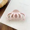 Dulce Pinza para el Cabello de Calabaza de Polvo de Goma, Pinza de Tiburón Versátil para Recogidos en la Parte Posterior de la Cabeza, Pasador para Cabello Espeso, Accesorio para el Cabello de Calabaza para Mujeres