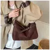 Moda Europeia e Americana Tendência Estampa de Leopardo Bolsa de Ombro Único Transversal Bolsa de Braço Retro Menina Popular Couro Camurça de Alta Qualidade para o Dia a Dia Mulheres