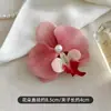 Grampo de Cabelo Fada Phalaenopsis ~ Princesa Francesa Super Fada Flor Grampo de Cabelo Placa Grampo de Cabelo Acessórios de Cabelo Ambiente Adorno de Cabeça Mulheres