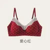 Lingerie Renda Francesa Desejo Puro, Sutiã Floral Sem Fio para Mulheres, Costas Bonitas Sem Costura, Lingerie Confortável Push-Up, Estilo Fino Doce