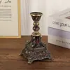 Novo Suporte de Vela Moderno de Cabeça Única, Suporte de Vela de Ferro Forjado, Peça Decorativa para Quarto Modelo, Decoração de Luxo Leve para Sala de Estar, Venda por Atacado de Suportes de Vela