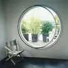 Ventanas Personalizadas en Forma de Luna, Ventanas Redondas Colgantes, Ventanas de Forma Irregular, Ventanas Redondas de Aleación de Aluminio, Ventanas Giratorias con Eje Central, Ventanas Redondas de Vidrio para Áticos