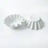 Porta vaso de papel para pastel tipo lámpara de crisantemo resistente a altas temperaturas sin moho base para pastel para hornear en casa Paquete de 50