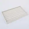 *Caja de joyería forro esponja almohadilla caja de pendientes joya de mano caja de almacenamiento de joyas interior de cajón rejilla de terciopelo