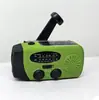 Radio de Emergencia Multifuncional, Generador de Energía de Manivela, Carga Solar, Batería Externa para Teléfono Móvil, Alarma SOS