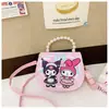 Bolsa de Hombro para Niños 2024 Jardín de Infancia Viaje Versátil Genial Mickey Niña Bolso de Mano de Perla Bolso Cruzado My Melody