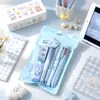 Set de papelería Macaron Cinta correctora Bolígrafo Goma de borrar Combinación Planificador Estudiante Regreso a clases Papelería de escritura Mayoreo