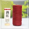 Cuerda de Cuerda de Algodón Hecha a Mano de Colores 2mm 3mm 4mm 5mm Cuerda para Atar Cuerda para Tejer Empaque Cuerda Decorativa para Etiquetas DIY