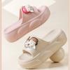 Pantuflas de Verano Eva para Mujer, Diseño de Conejo, Cómodas Pantuflas Casuales de Suela Gruesa, Uso para Hogar, Baño, Exterior, Pantuflas de Suela Blanda