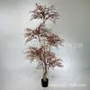 Estilo Ins Nórdico Simulación de Viento Planta de Bambú Nantianthus en Maceta Planta Verde Biónica Piso de Sala de Estar Interior Árbol Falso Adornos Decorativos