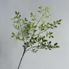 Folhas Verdes de Planta Estilo Floresta Artificial, Cenário de Casamento, Adereços de Casamento, Arranjos Florais, Fabricantes de Samambaia, Decoração Atacado