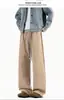 260306002Pantalones Casuales Estilo Americano para Hombre de Primavera y Otoño, Cintura Elástica, Joggers Casuales de Moda, Efecto Adelgazante