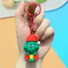 Novo Chaveiro de Natal Fofo Desenho Animado Pingente de Bolsa Boneco de Plástico Macio PVC Criativo Estéreo Papai Noel