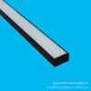 Lâmpada Linear LED Embutida Barra de Alumínio em Forma de U Lâmpada Linear Slot de Lâmpada para Vitrine de Armário Slot de Alumínio Preto Não Padrão Pode ser Fixado