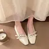 Exquisitos Zapatos de Mujer Mary Jane Estilo Francés para Ballet 2026 Nuevo Modelo de Verano, Adecuados para Combinar con Vestidos, Zapatos Bajos de Piel para el Trabajo