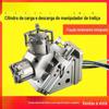 Cilindro manipulador de treliça carregando e descarregando rotação de 180 graus dedo de fixação de reversão torno CNC máquina-ferramenta automação
